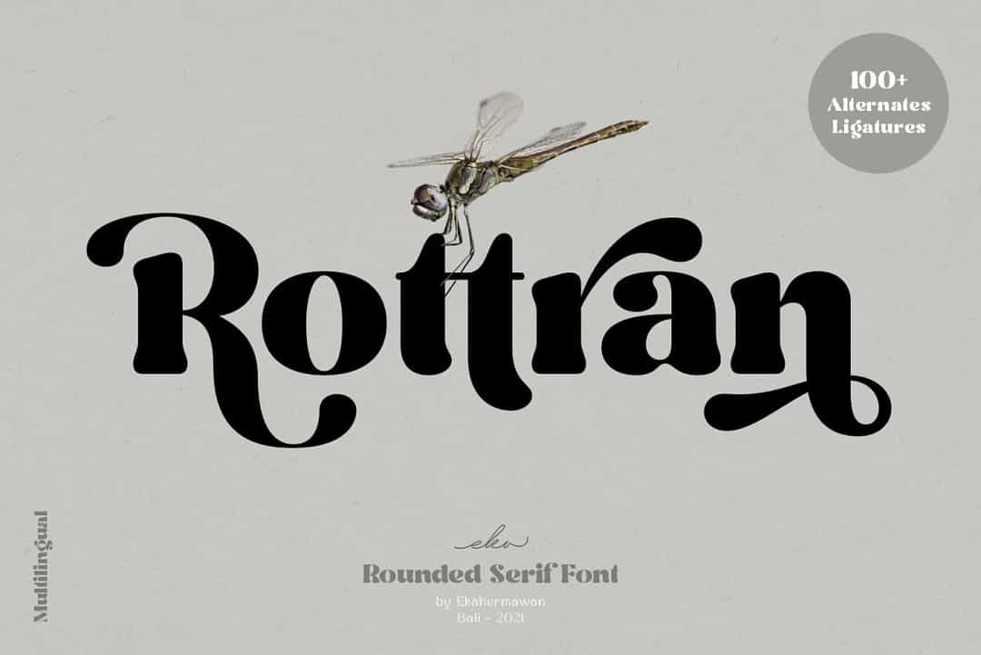 Rottran Font Image 1