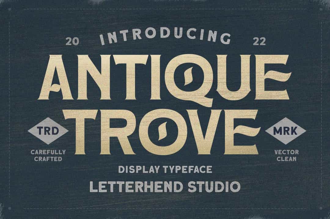 Antique Trove Font Image 1
