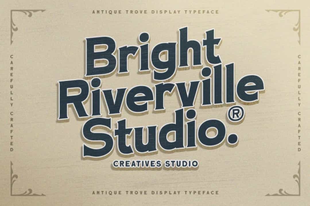 Antique Trove Font Image 2