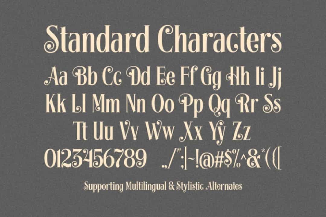 Whimster Glympse Font Image 3