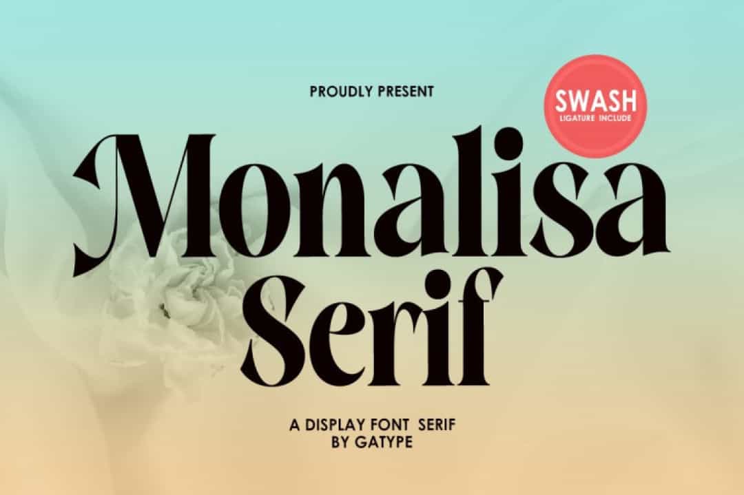 Monalisa Serif Font Image 1