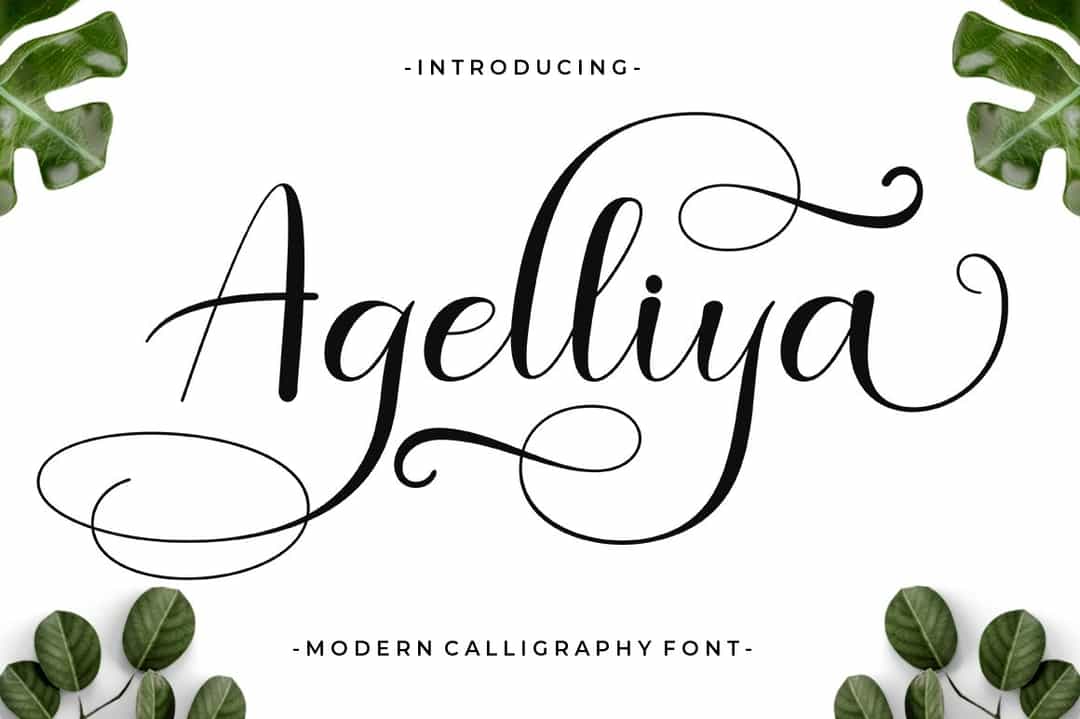 Agelliya Font Image 1