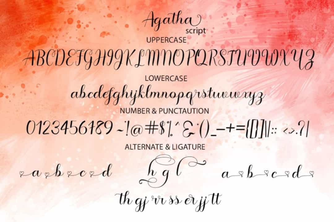 Agelliya Font Image 3