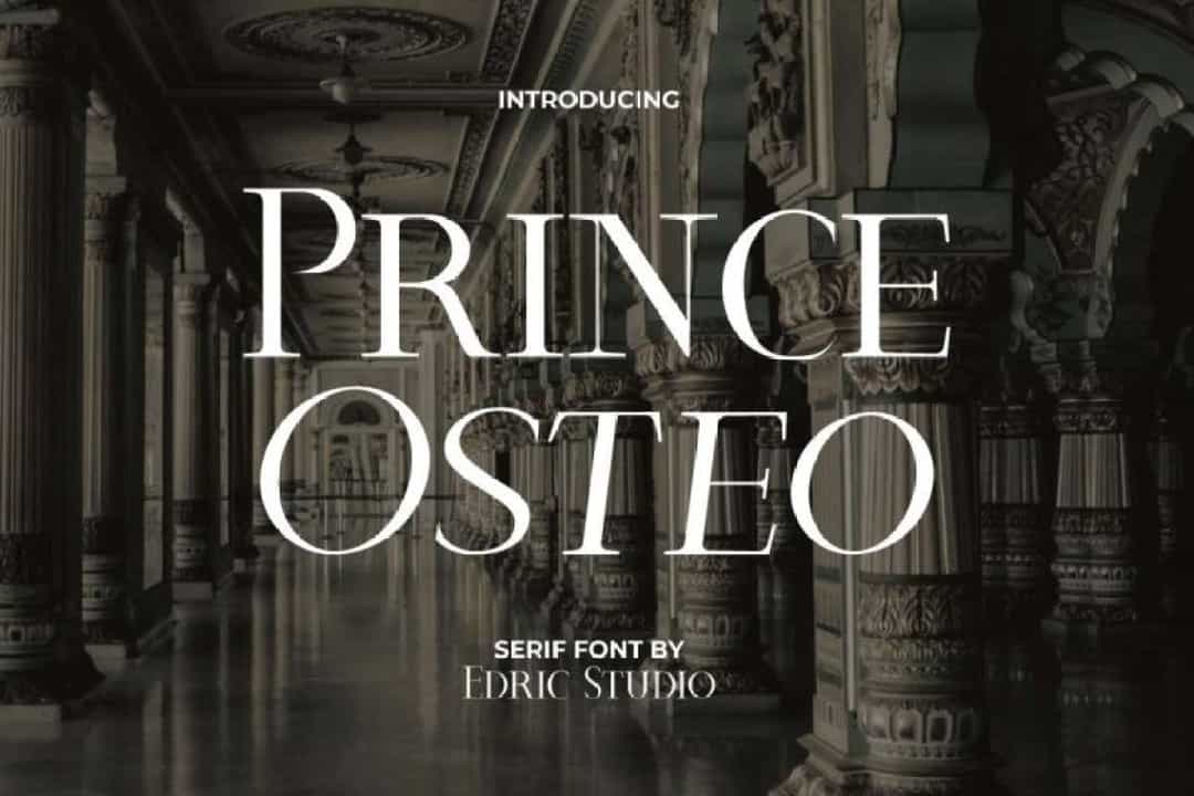 Prince Osteo Font Image 1