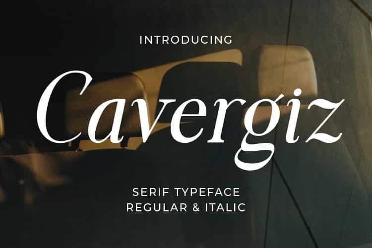 Cavergiz Serif Font Image 1