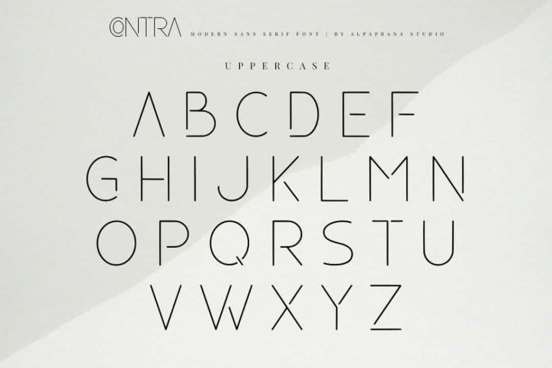 Contra Font Image 2