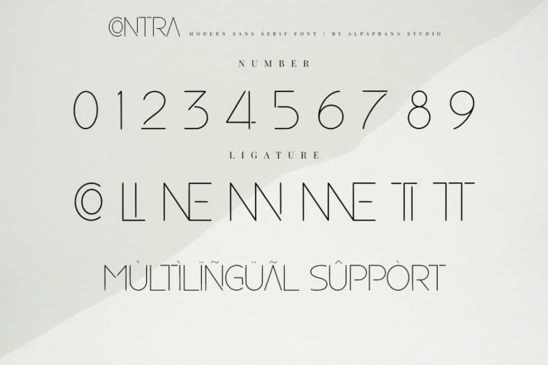Contra Font Image 3