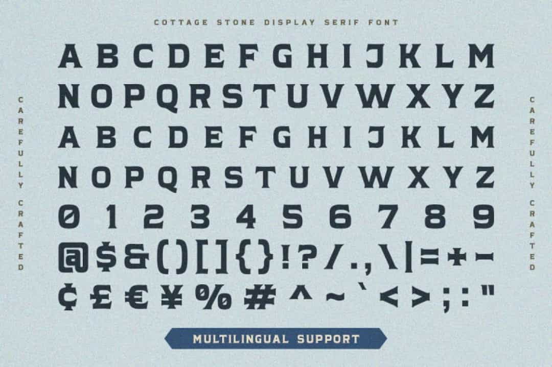 Cottage Stone Font Image 3