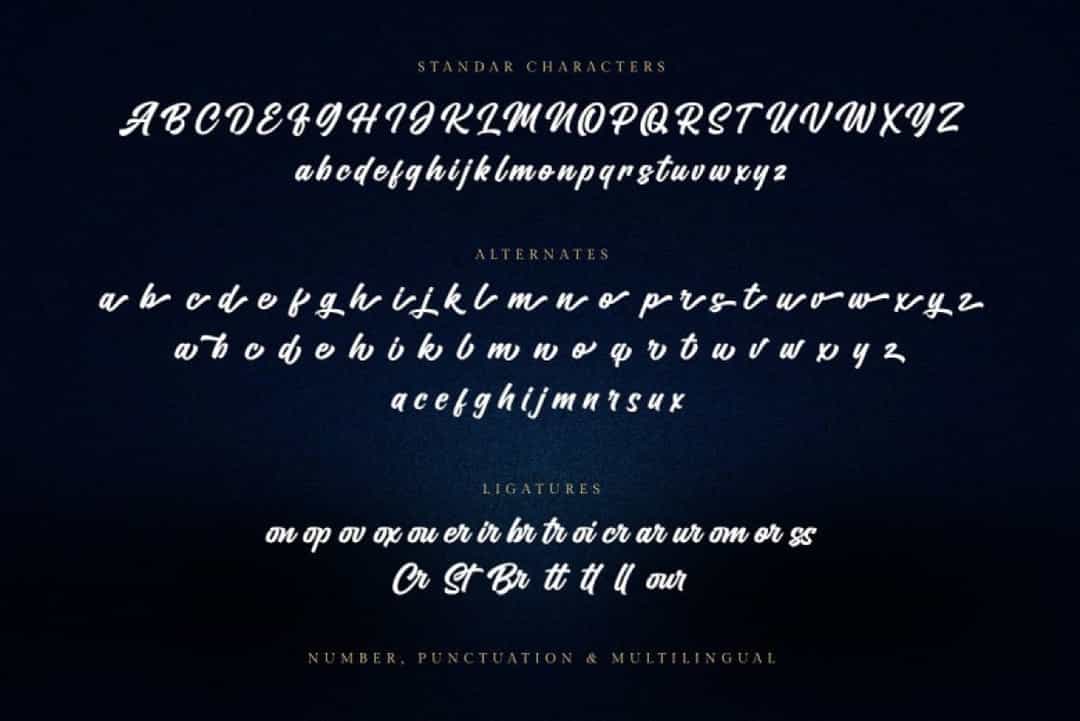 Couraged Font Image 3