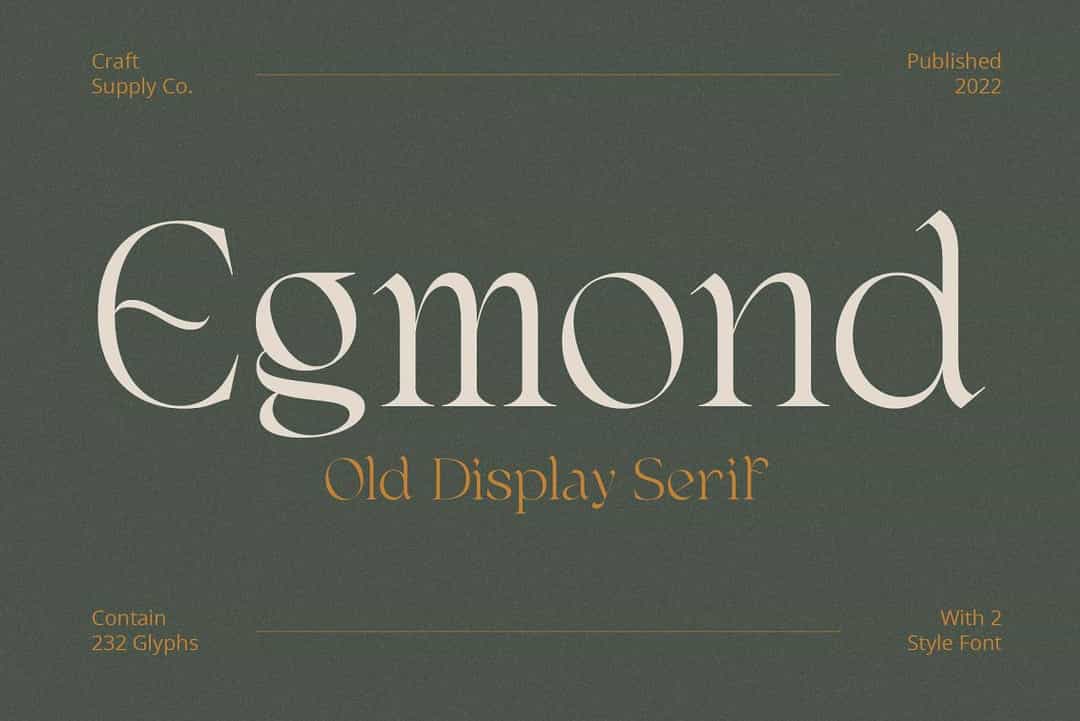 Egmond Font Image 1
