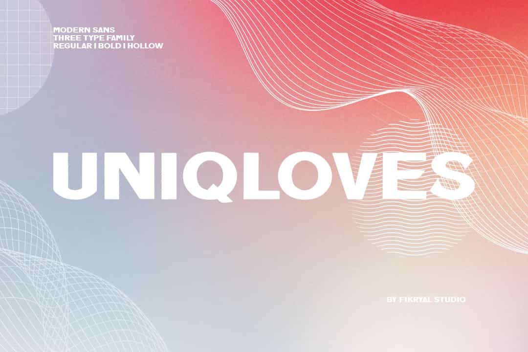 Uniqloves Font Image 1