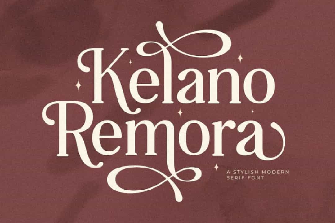 Kelano Remora Font Image 1