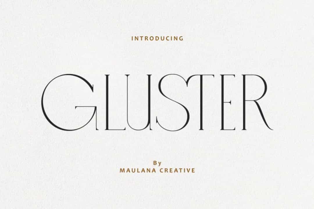 Gluster Font Image 1