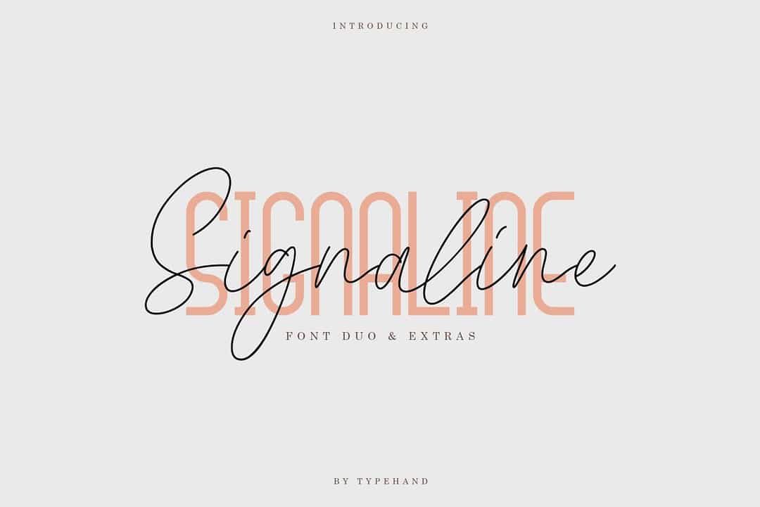 Signaline Font Image 1