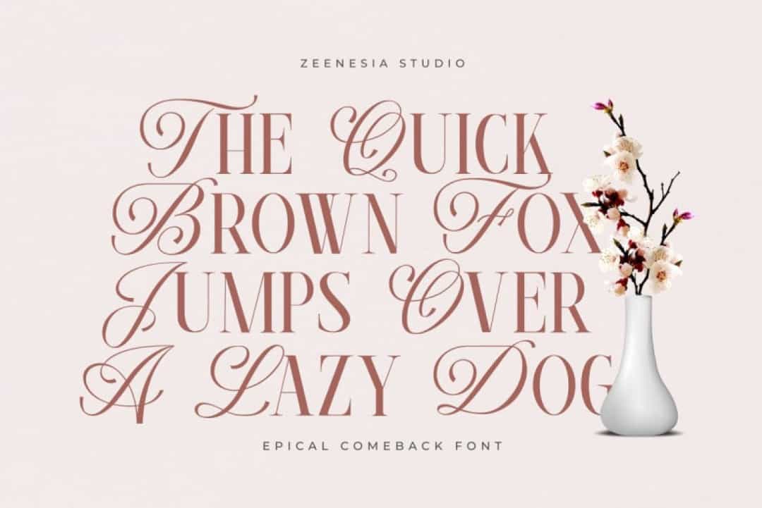 Epical Comeback Font Image 3