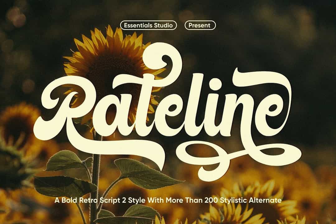 Rateline Font Image 1