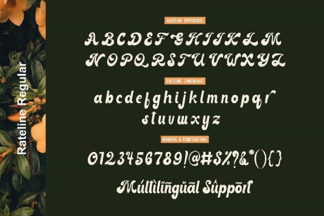 Rateline Font Image 3