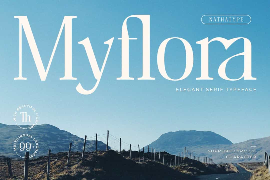 Myflora Font Image 1
