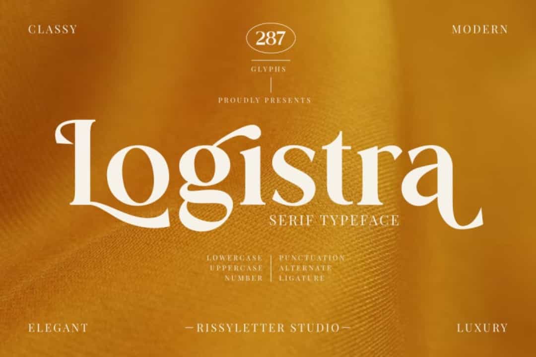 Logistra Font Image 1