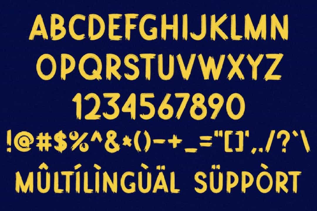 Jason Brush Font Image 3