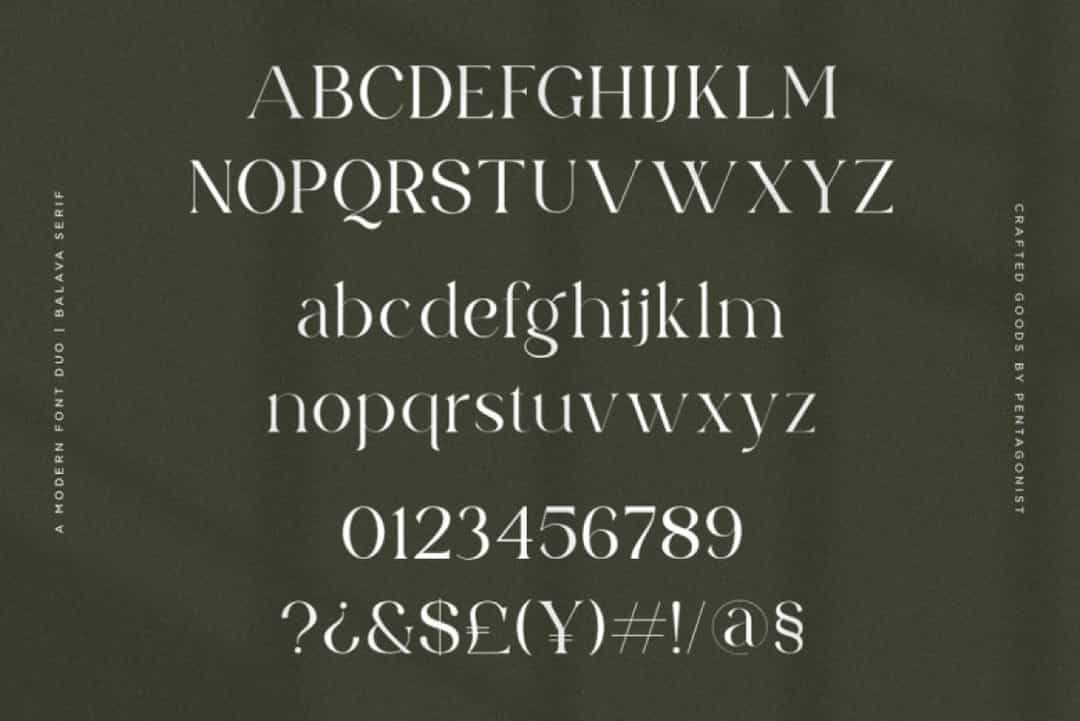 Balava Font Image 2