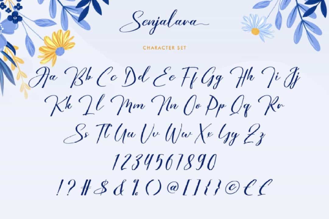 Senjalara Font Image 3