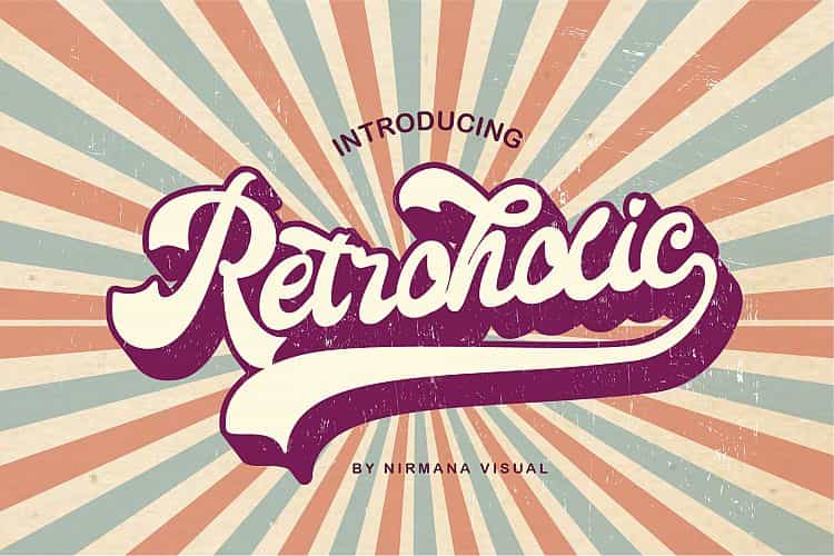 Retroholic Retro Font Image 1