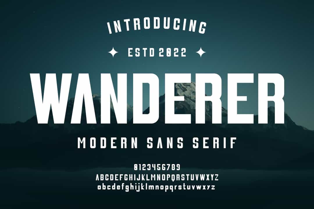 Wanderer Font Image 1
