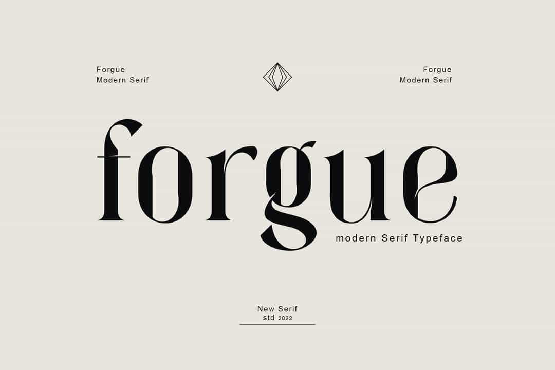Forgue Font Image 1