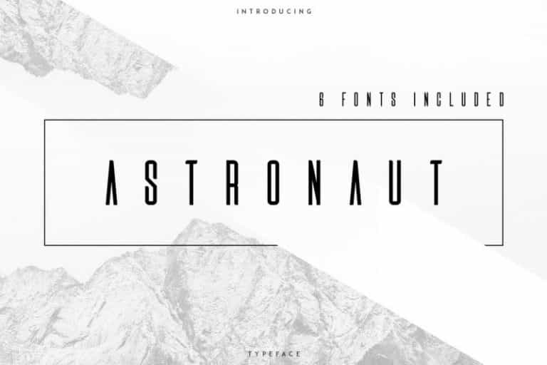 Astronaut Typeface Image 1
