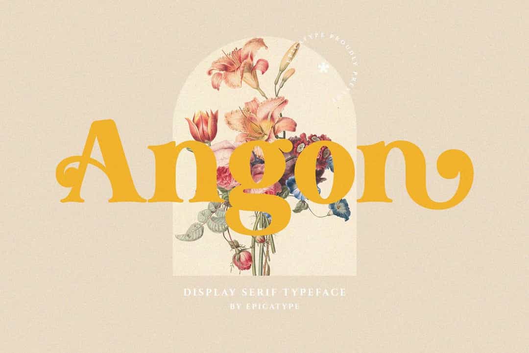 Angon Font Image 1