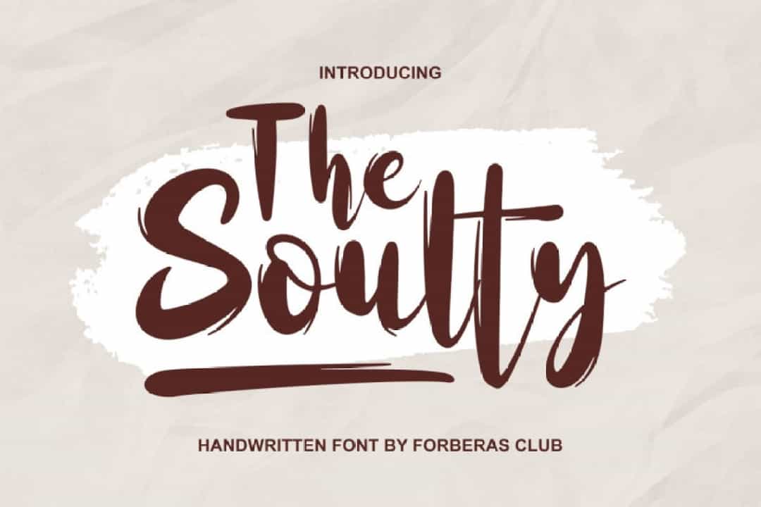 The Soulty Font Image 1