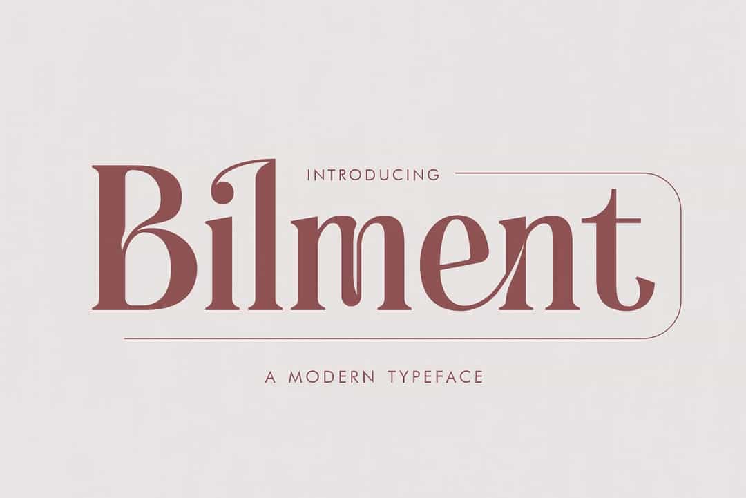 Bilment Font Image 1
