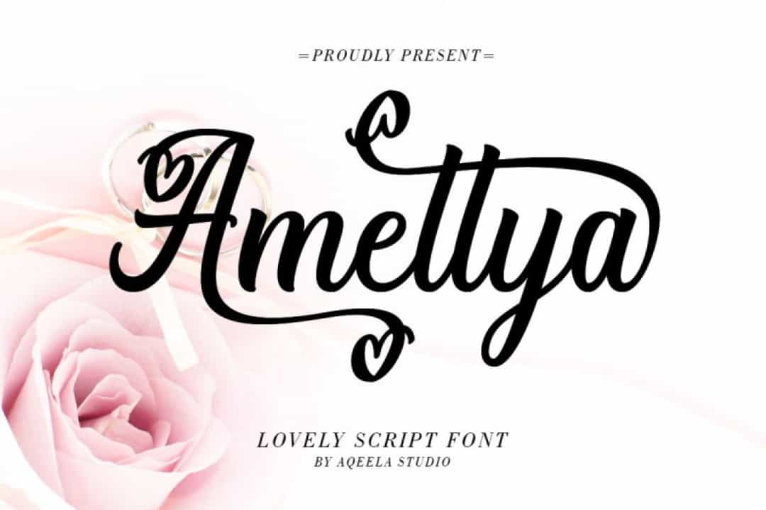 Amellya Font Image 1
