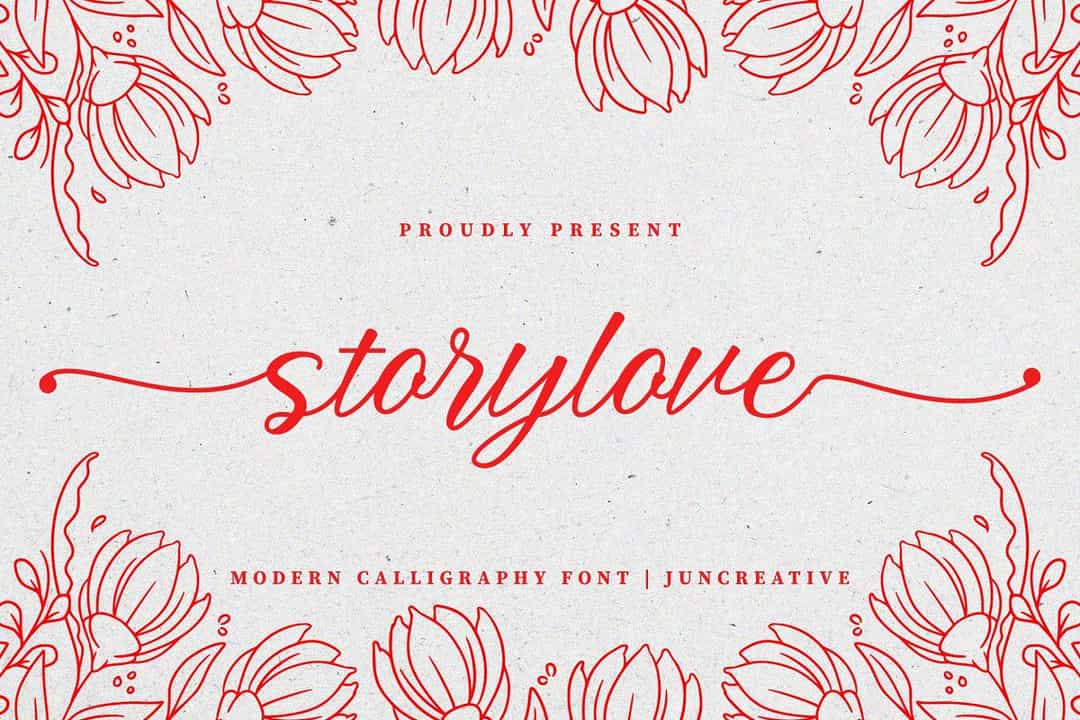 Storylove Font Image 1