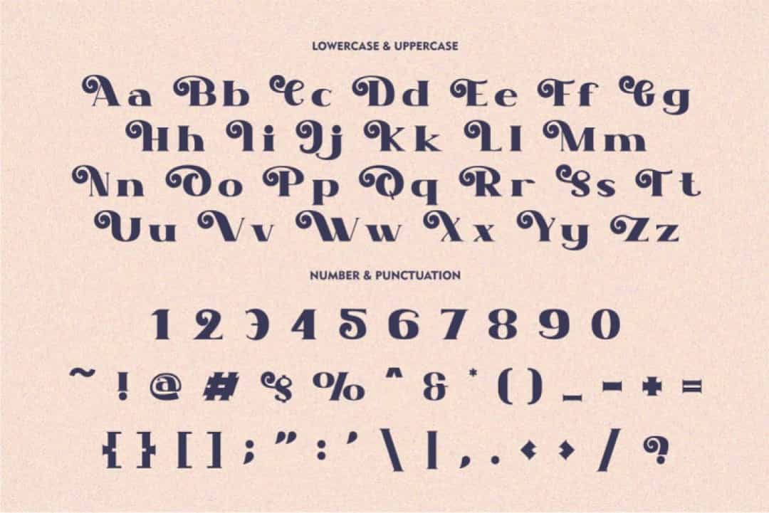 Blize Queen Font Image 3