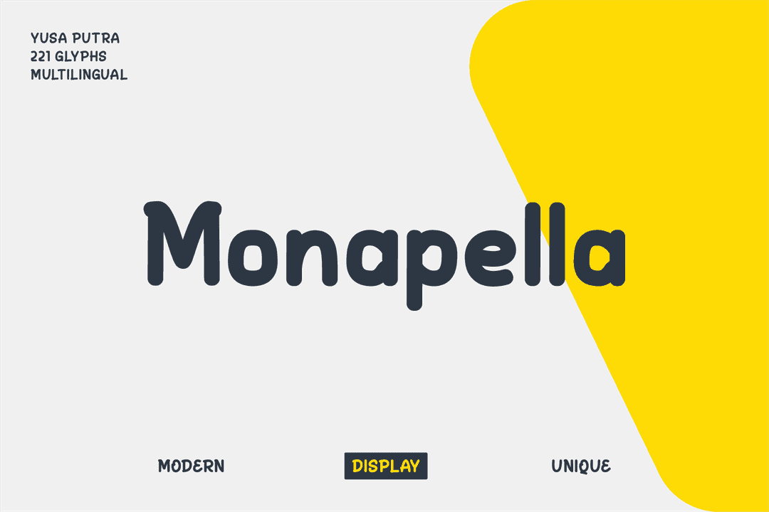 Monapella Font Image 1