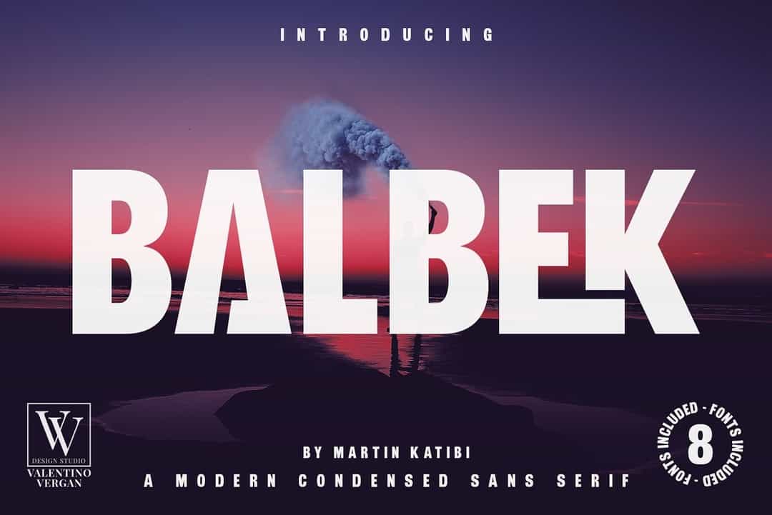 Balbek Font Image 1