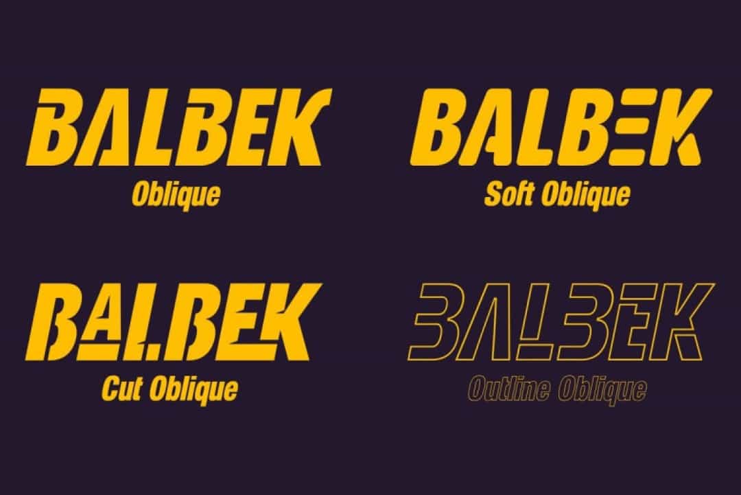 Balbek Font Image 2