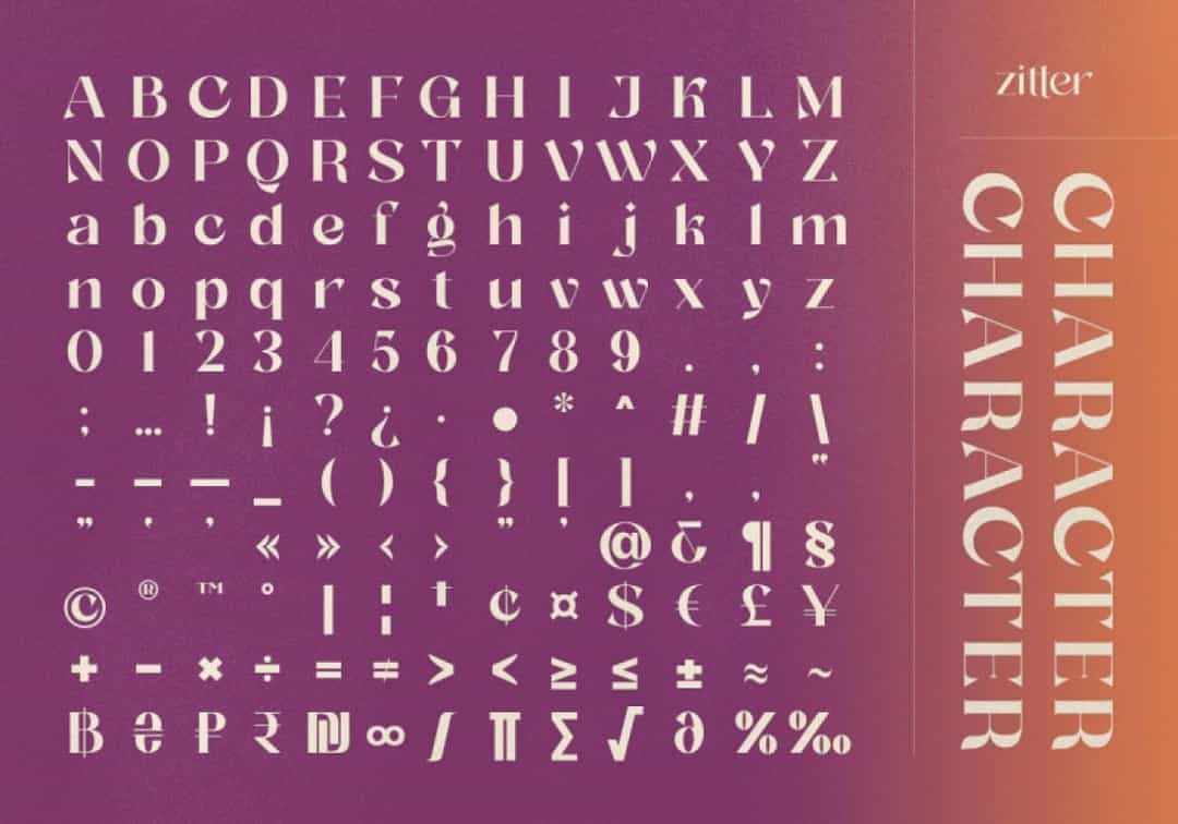 Zitter Font Image 3