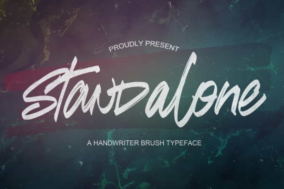 Stand Alone Font Image 1