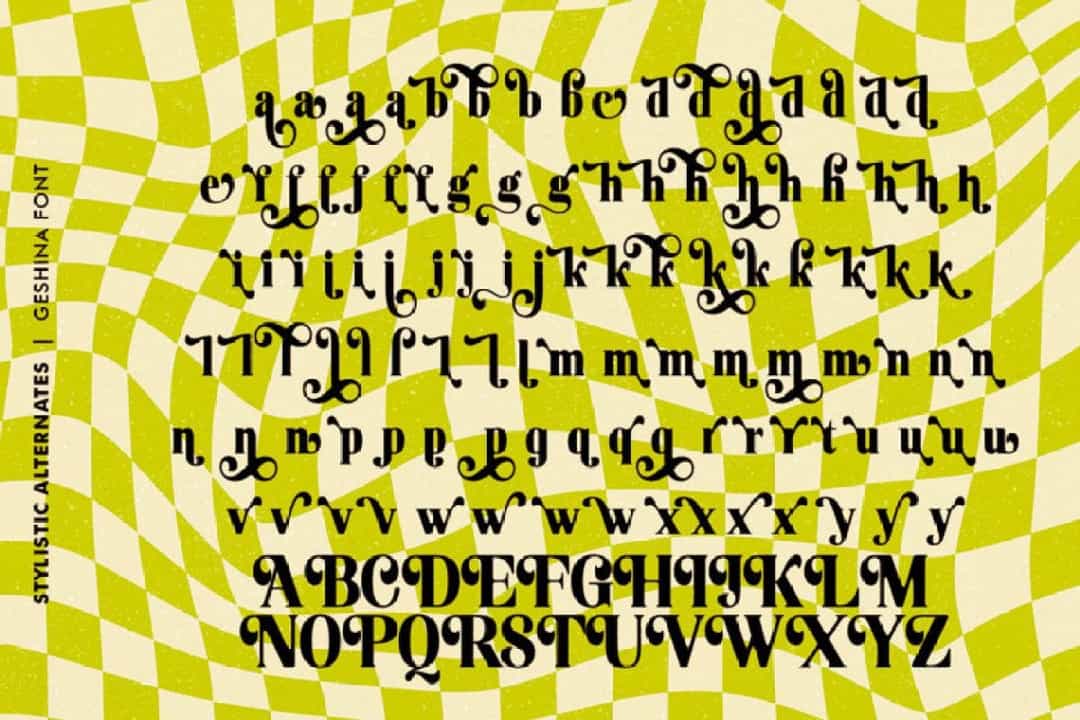Geshina Font Image 3
