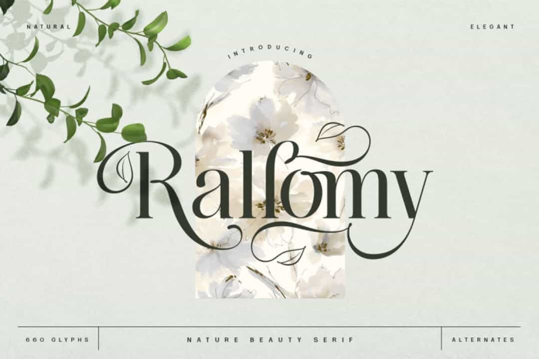Rallomy Font Image 1