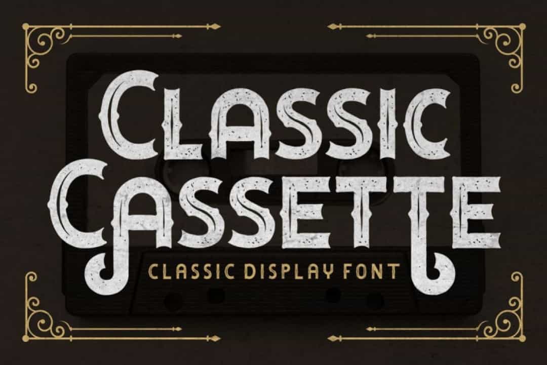 Classic Cassette Font Image 1