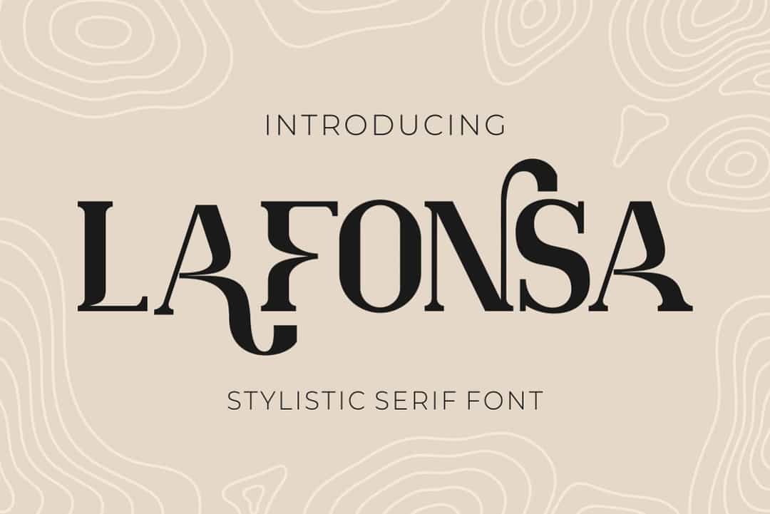 Lafonsa Font Image 1