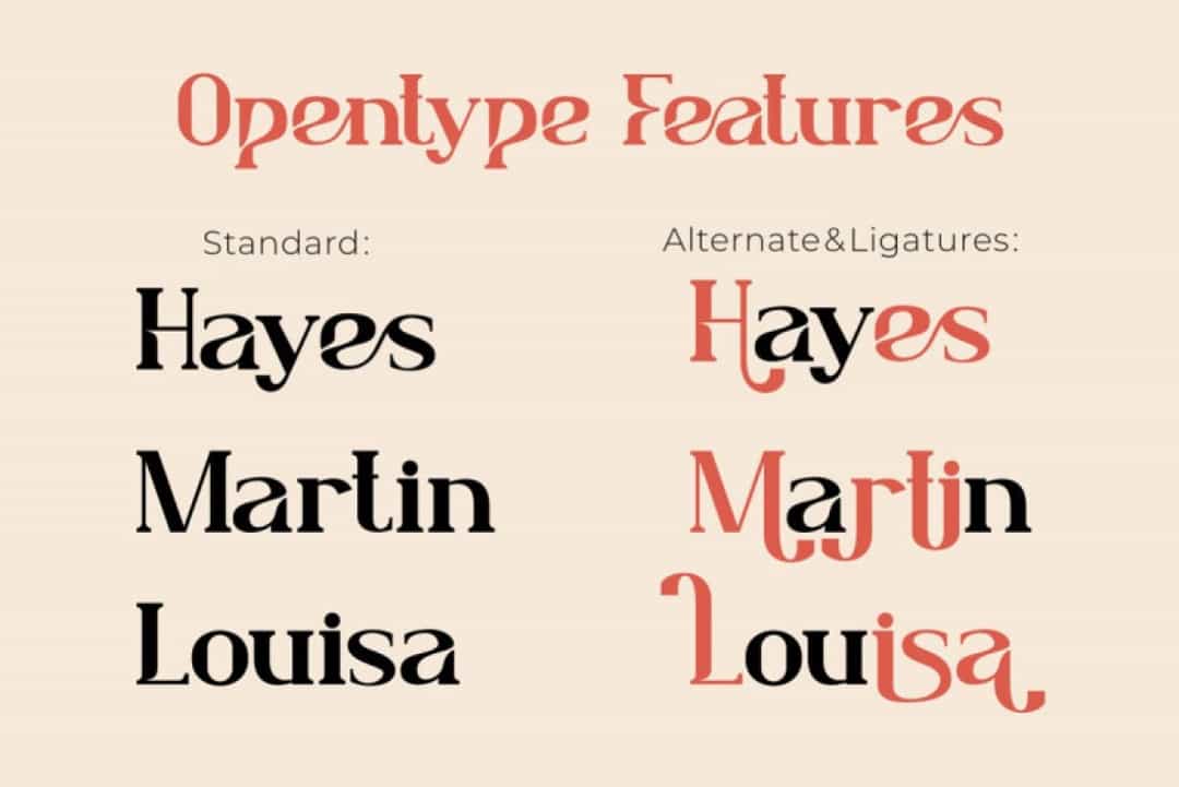 Lafonsa Font Image 2