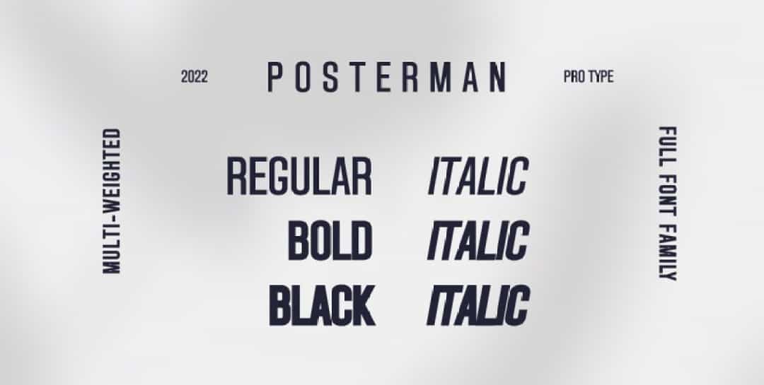 Posterman Font Image 3