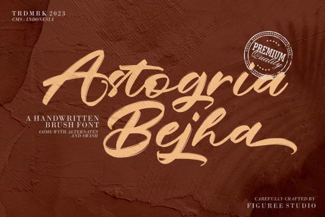 Astogria Bejha Font Image 1