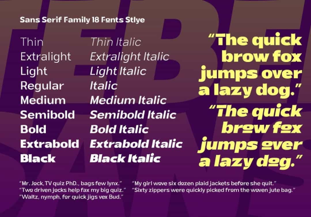 Tebel Sans Font Image 2