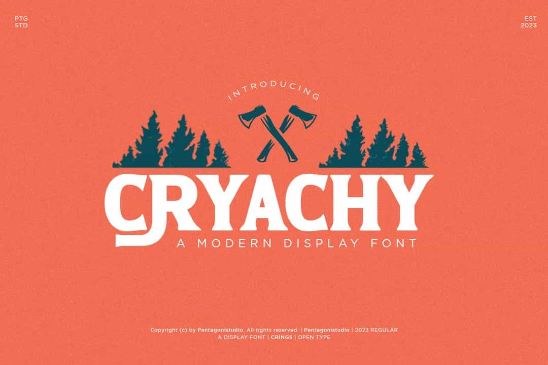 Cryachy Font Image 1